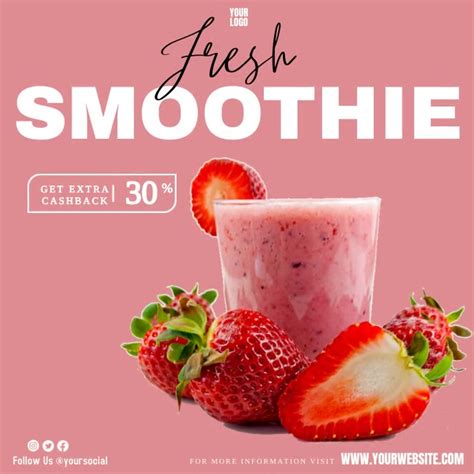 Copy Of Fresh Smoothie Postermywall