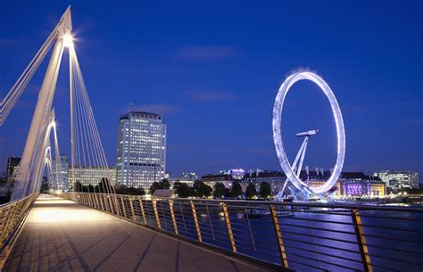 London Eye and Hungerford Bridge Photograph by Axiom Photographic ...