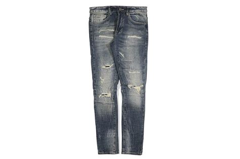 楽天市場SMOKE RISE DISTRESSED RIP REPAIR SUPER SKINNY DENIM JEANS