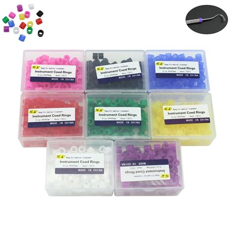 Dental Identification Circle Multi Color Code Rings Autoclavable