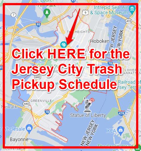 Jersey City Trash Schedule Bulk Pickup Holidays Maps