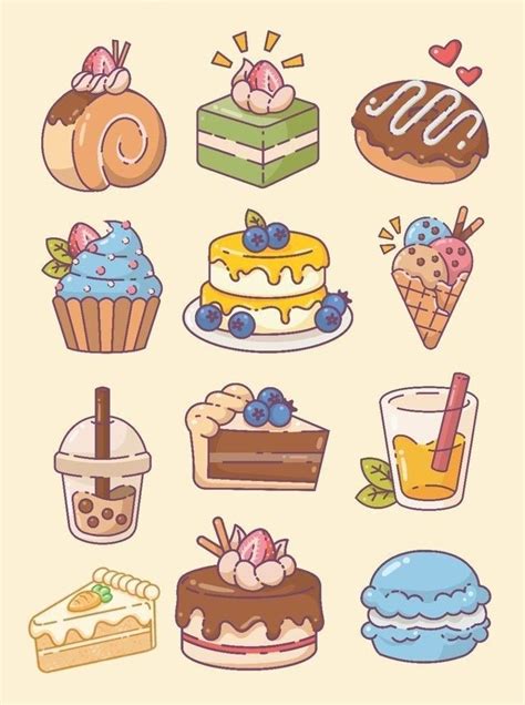 A Bunch Of Different Types Of Cakes And Desserts