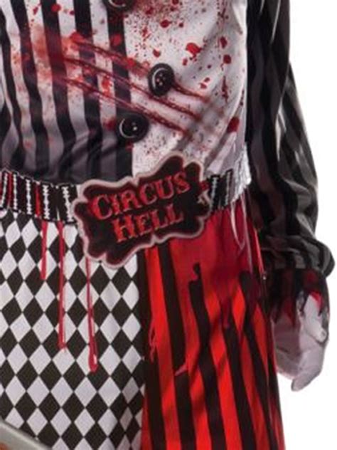 Scary Evil Clown Halloween Costume for Adults | Fast Shipping