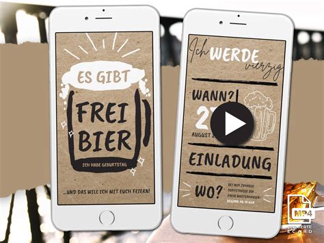 Digitale Einladung Zum Geburtstag Ecard Zum Versenden Per WhatsApp