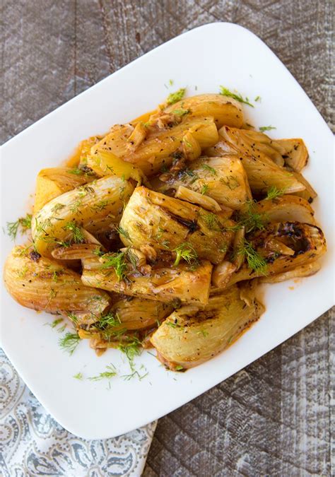 Braised Fennel and Garlic