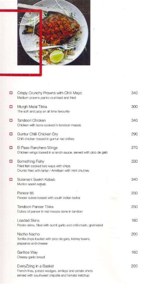 Keys Cafe Menu Menu For Keys Cafe Keys Select Hotel Katti Ma Chennai