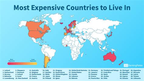 Here Are the Most Expensive Countries to Live in 2018