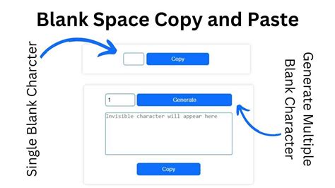 Blank Space Copy and Paste | Empty Character | Invisible Character