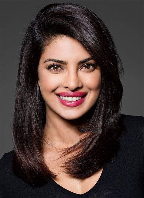 Priyanka Chopra Bob Hairstyles Straight Hairstyles Auburn Hair