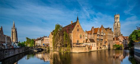 Canal Intersection, Bruges, Belgium - Travel Past 50