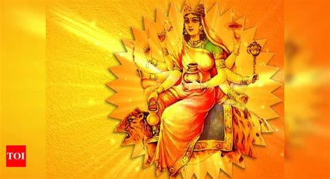 4th Day Of Navratri Maa Kushmanda Mantra Puja Vidhi Times Of India