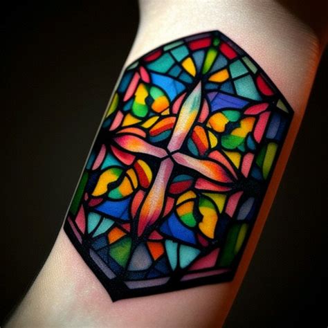 68 Stained Glass Tattoo Ideas - TattooClue.com