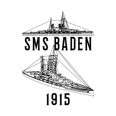 SMS Baden German 1915 WW1 Battleship Blueprint Diagrams Gift Sms