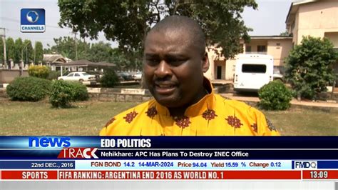 Edo Politics Pdp Apc Trade Words Over Ballot Papers Inspection Youtube