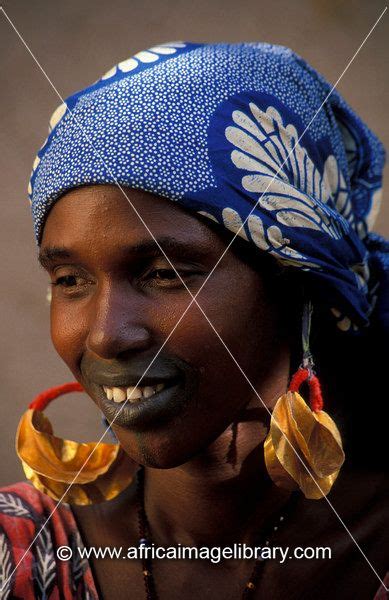 Photos And Pictures Of Peul Or Fula Woman With Characteristic Mouth