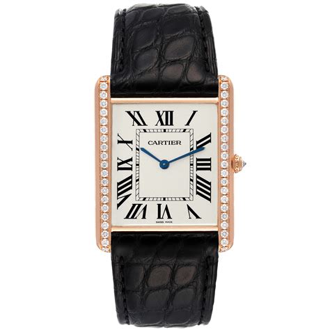 Not For Sale Cartier Tank Louis Xl K Rose Gold Diamond Mens Watch