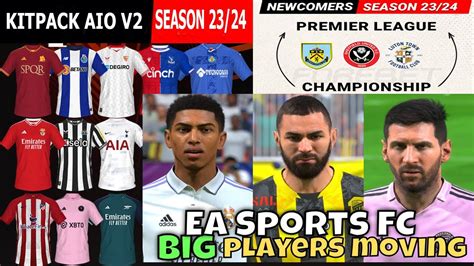 FIFA 19 AIO KITPACK MOD V2 SEASON 23 24 LATEST SQUAD 23 24