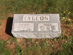 Mary Fallon Find A Grave Memorial