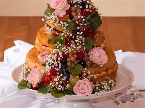 Naked cake ou Nude cake à la confiture Recipe Naked cake Cake Desserts
