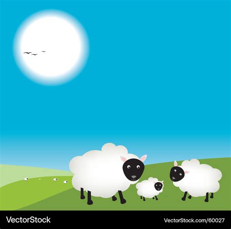 Mum And Dad Sheep Royalty Free Vector Image Vectorstock