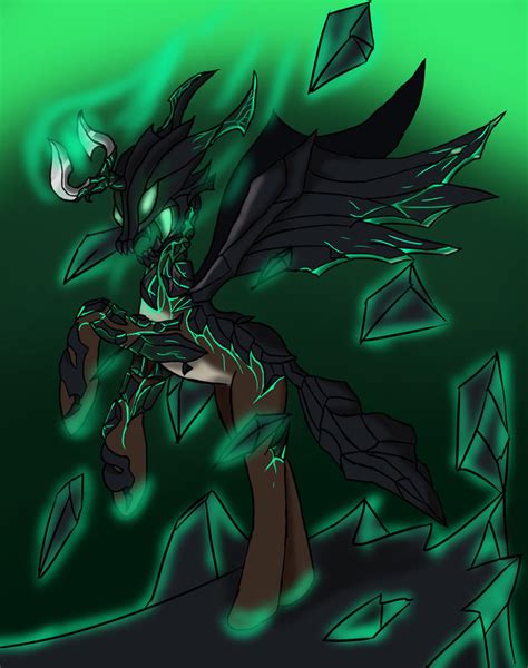 Outworld destroyer pony by dear-sweet-molestia on DeviantArt