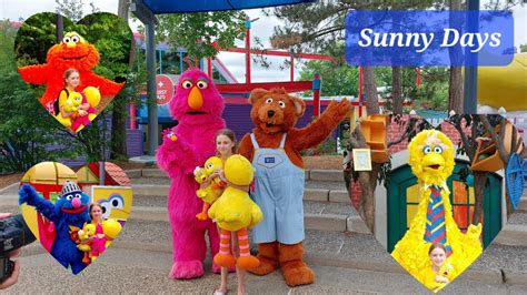 Our Day At Sesame Place Sesame Street Character Meet Greet Big Birds