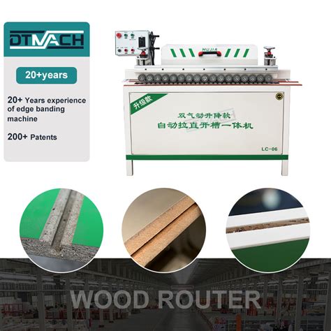 Straightener Slotting Machine Woodworking Furniture Mdf Board Wood Side