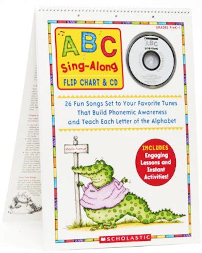 ABC Sing-Along Flip Chart and CD - Scholastic Shop