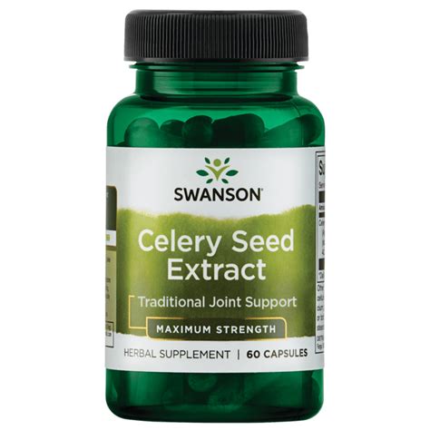 Celery Seed Extract Supplement 75 Mg Swanson Health Products