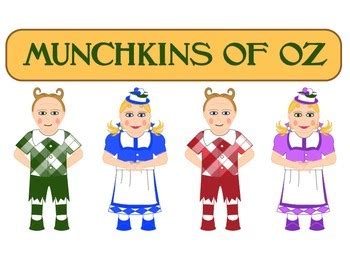 Wizard of Oz Munchkin Clip Art by Amber Meyer | TPT