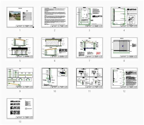 X Lean To Pavilion Plans With Concrete Wall Modern Etsy