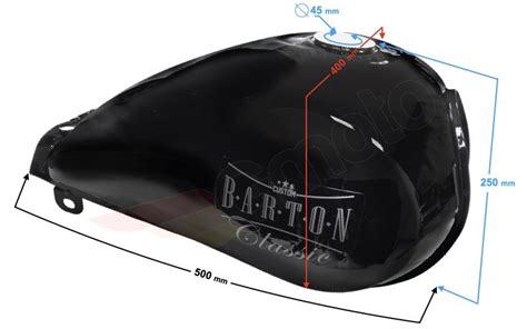 Zbiornik Bak Paliwa Czarny Barton Classic 125 Na Wtrysk Gmoto Pl