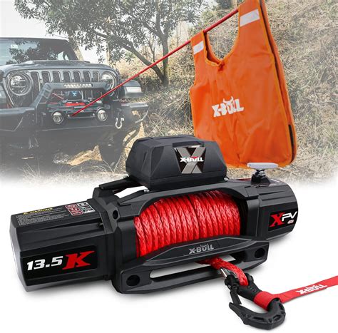 Amazon X BULL Winch 13500 Lb Load Capacity Electric Winch Kit 12V