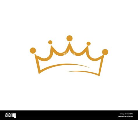 Crown Logo Template Vector Icon Illustration Design Stock Vector Image