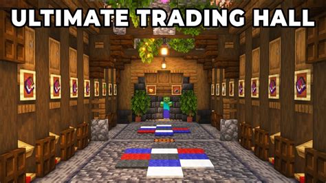 Minecraft Villager Trading Hall Emerald Per Trade Youtube