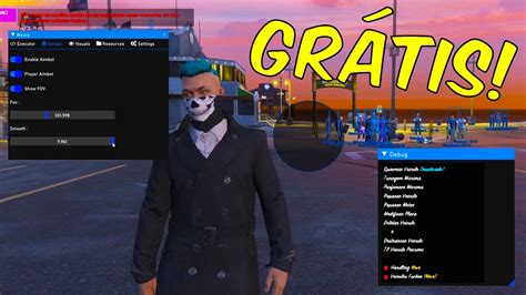 MELHOR HACK MOD MENU GRATIS FIVEM AIMBOT ESP GTA RP YouTube