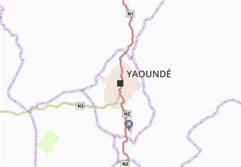 MICHELIN Yaoundé map - ViaMichelin