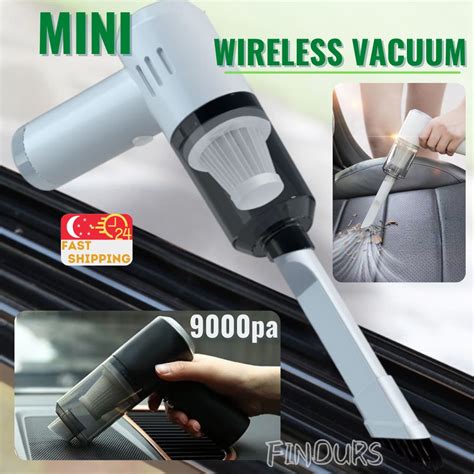 Mini Car Vacuum Handheld 9000pa Portable Cleaner Cordless Rechargeable