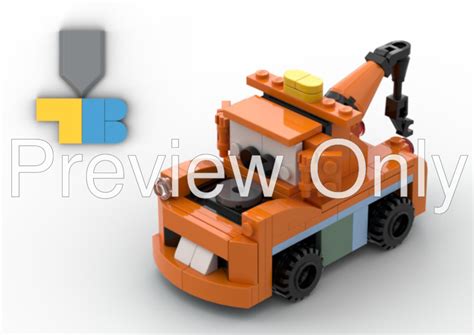 Lego Moc Mater Cars By Trustybricks Rebrickable Build With Lego