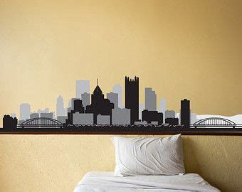 Pittsburgh Pennslyvania Skyline Vinyl Wall Decal Or Car Sticker Vinyl