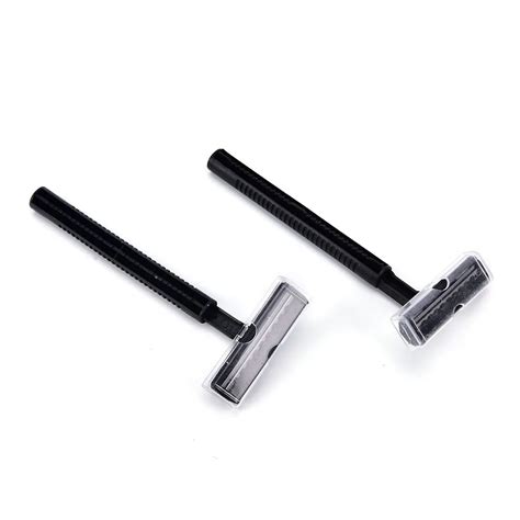 2pcs Razor Bathrooms Disposable Shaving Razor Handle Stainless Steel