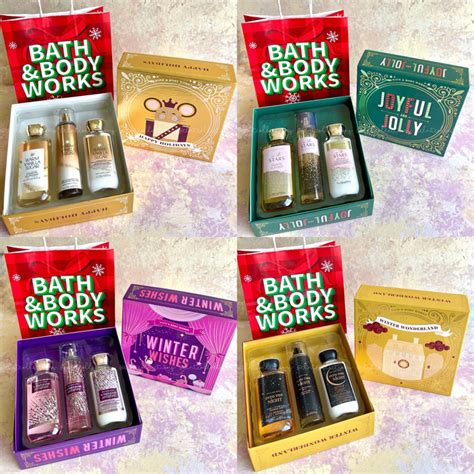 Jual Bbw Bath Body Works Pouch Set Giftset Hampers Seserahan Gift Box Christmas