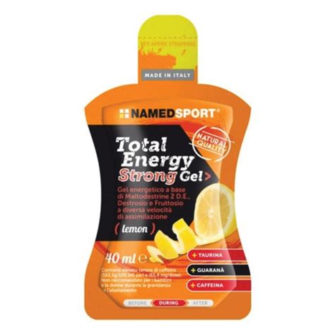 Named Sport Total Energy Strong Gel Ml Gusto Limone Integratore