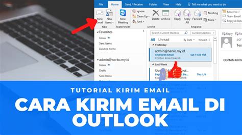 Cara Kirim Email Di Outlook Tutorial Cara Mengirim Email Di