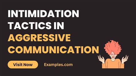 Intimidation Tactics In Aggressive Communication 14 Examples