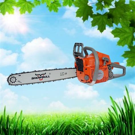 Powered Wood Cutter Machine Gasoline Chainsaw 58cc Petrol Chain Saw