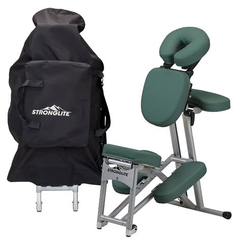 Earthlite Stronglite Ergo Pro Ii Portable Massage Chair Package Teal 35