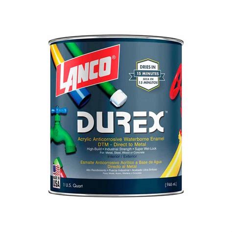 Pintura Lanco Durex Negro Galón