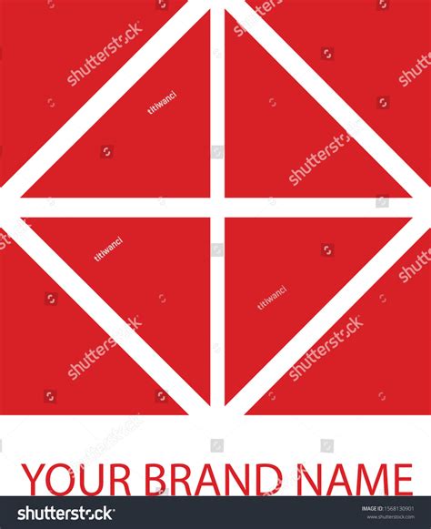 Diamond Shape Logo Vector Design Stock Vector (Royalty Free) 1568130901 ...