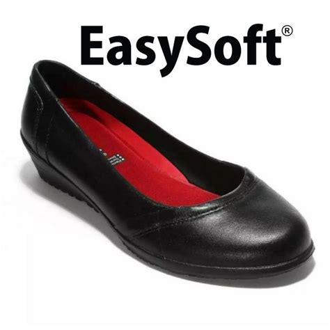 Easy Soft Madeline Ladies Black Slip On Shoes By World Balance Adjust 1 For Thin Feet Lazada Ph